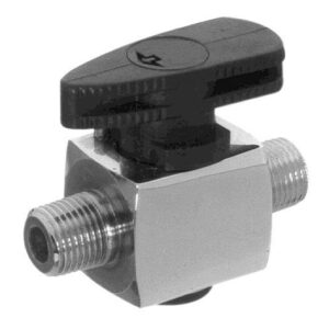 Compact Valve 1/8" NPT Male Inlet x 1/8" NPT Male Outlet