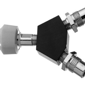 DISS Y-Block, HT Nut Female Inlet x DISS DV Outlets, N2O