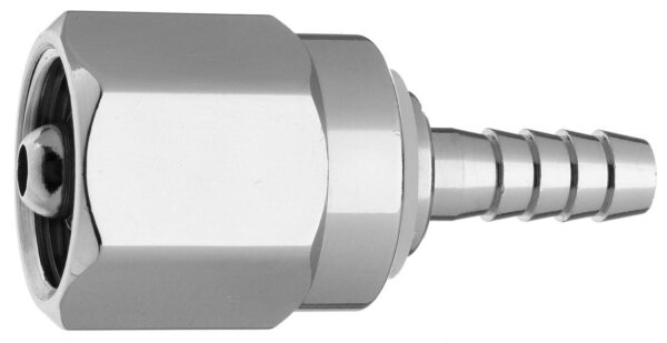 DISS Hex Nut & Nipple Assembly x 1/4" HB, CO2