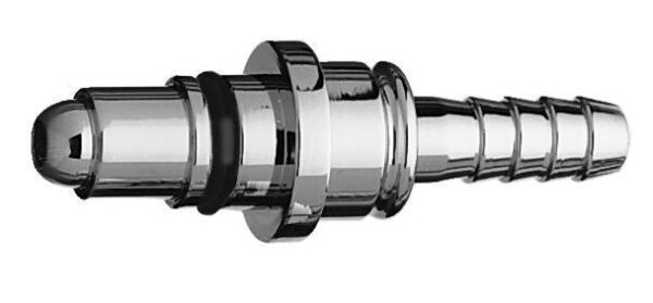 DISS Nipple w/ O-ring x 1/4" HB, CO2