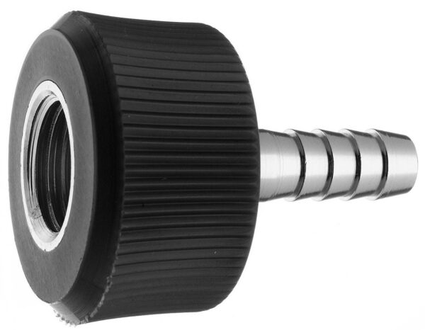 DISS HT Nut & Nipple Assembly x 1/4" HB, N2
