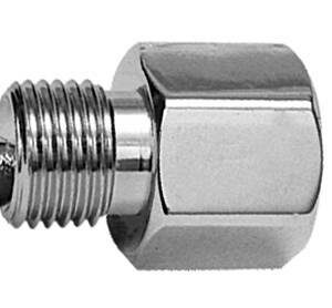 DISS Body Adaptor x 1/4" NPT Female, O2