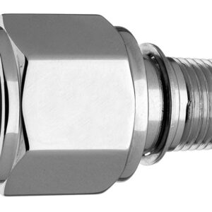 DISS Hex Nut & Nipple Assembly x 1" Nipple, 1/8" NPT Male, O2
