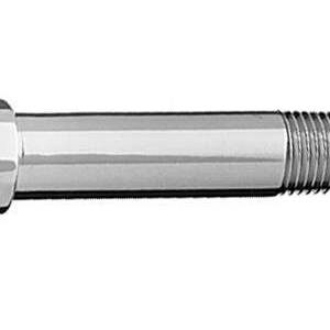 CGA 320 Nipple w/ filter, 2 1/2" x 1/4" NPT Male, CO2
