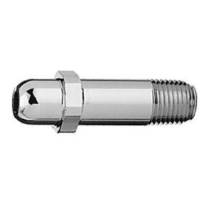 CGA 540 Nipple w/ filter, 2" x 1/4" NPT Male, O2
