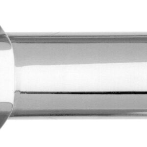 CGA Nipple w/ Kel-F Tip, 2 1/2 x 1/4" NPT Male, O2