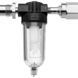 Line Filter Assembly, DISS Male Inlet x DISS Hex Female Outlet, Med Air