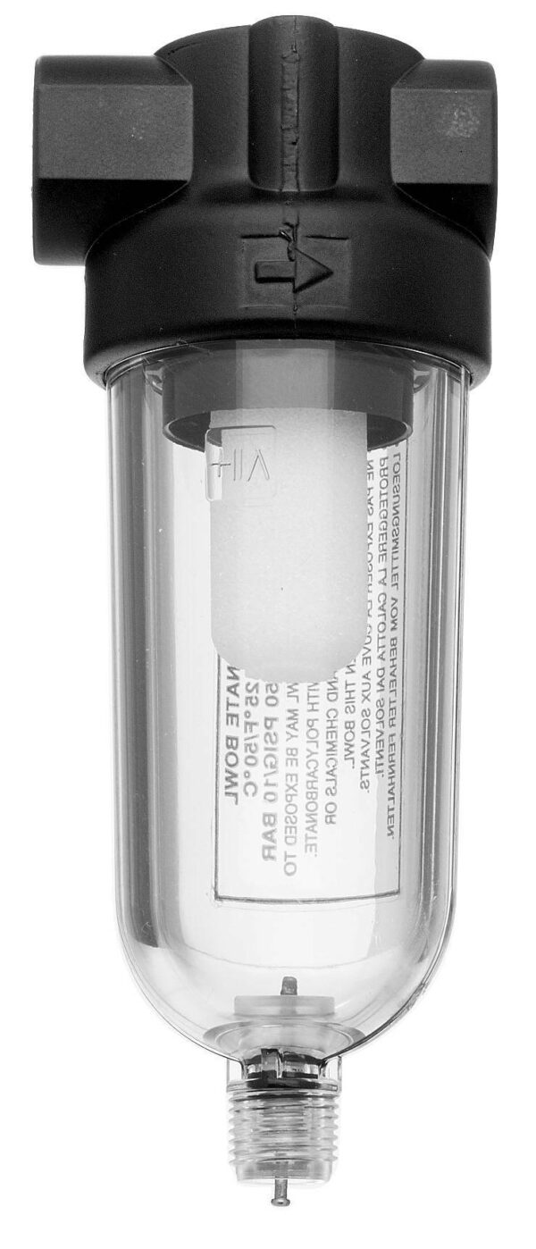 Line Filter Assembly, 1/8" NPT Female Inlet x 1/8" NPT Female Outlet