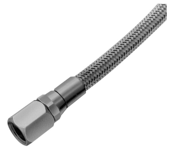 Flexible SS Pigtail, 36", 1/4" SAE Flare x 1/4" SAE Flare for Insufflator, CO2