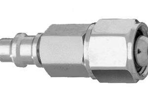 Puritan Male QC x DISS Female Hex Nut & Nipple, N2O