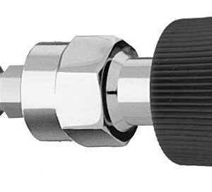 Schrader Non-Swivel Male QC x DISS Female HT Nut & Nipple, N2