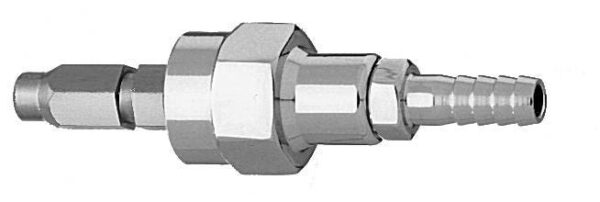 Schrader Non-Swivel Male QC x 1/4" HB, O2