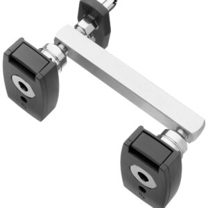 Chemetron Y-Block, Male QC Inlet-Left x Female Coupler Outlets, Med Air