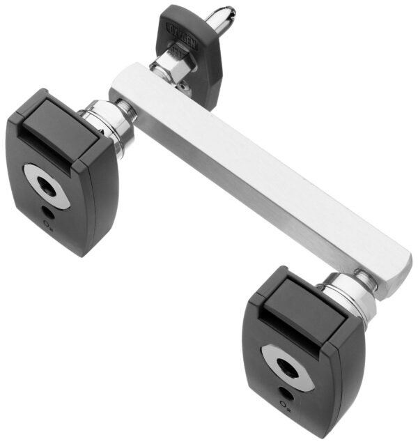 Chemetron Y-Block, Male QC Inlet-Left x Female Coupler Outlets, Med Air