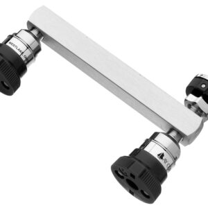 Ohmeda Y-Block, Male QC Inlet-Right x Female Coupler Outlets, VAC