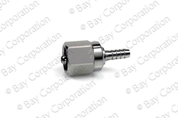 DISS Hex Nut & Nipple Assembly x 1/4" HB, Heliox - Image 2