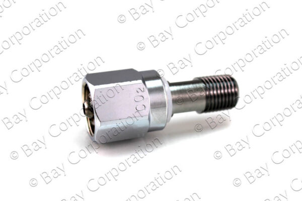 DISS Hex Nut & Nipple Assembly x 1/4" NPT Male, CO2 - Image 2