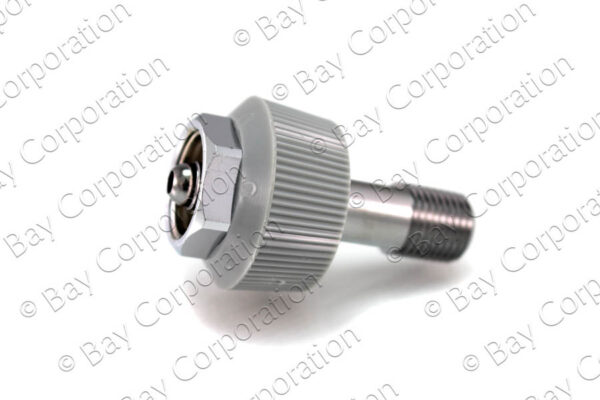 DISS HT Nut & Nipple Assembly x 1/4" NPT Male, CO2 - Image 2