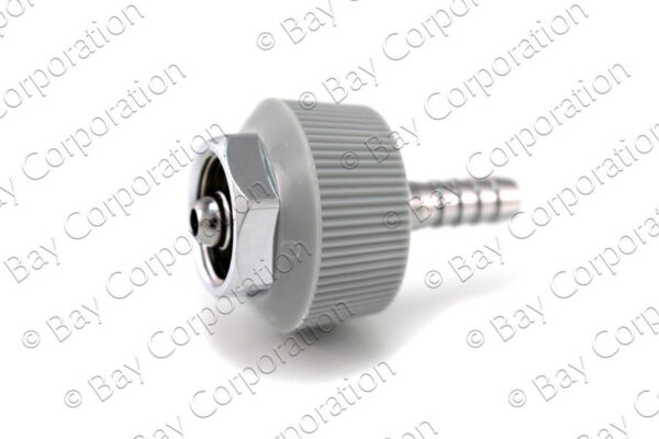 DISS HT Nut & Nipple Assembly x 1/4" HB, CO2 - Image 2