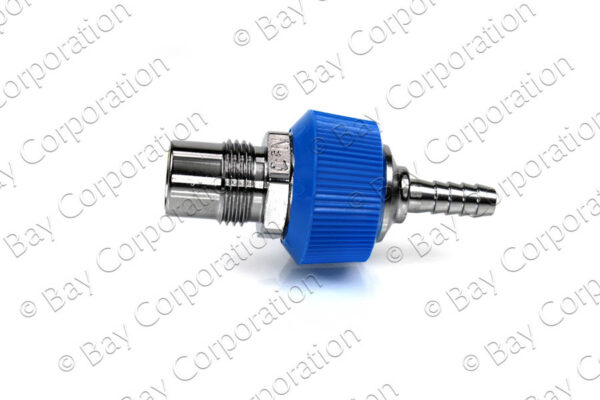 DISS Body Adaptor x 1/4" HB w/ Hand Grip Collar, N2O - Image 2