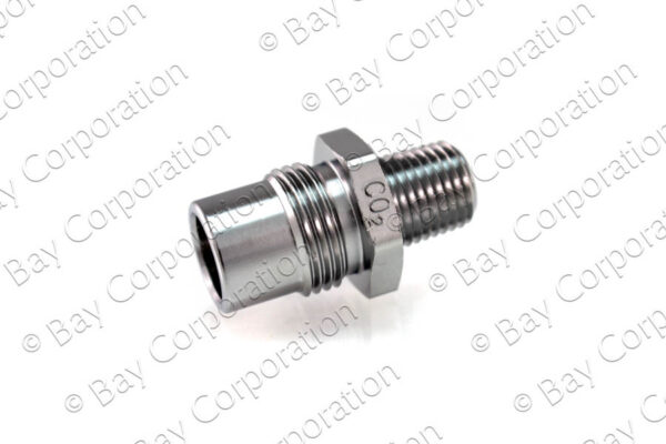 DISS Body Adaptor x 1/4" NPT Male, CO2 - Image 2