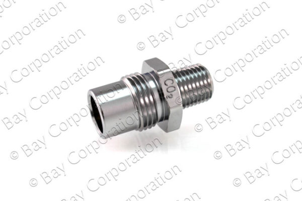 DISS DV Body Adaptor x 1/4" NPT Male, CO2 - Image 2