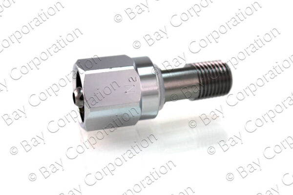 DISS Hex Nut & Nipple Assembly x 1/4" NPT Male, N2 - Image 2