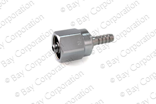DISS Hex Nut & Nipple Assembly x 1/4" HB, N2 - Image 2