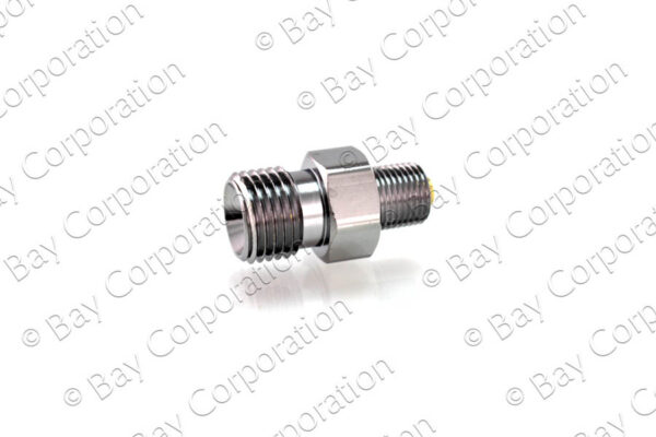 DISS Body Adaptor x 1/8" NPT Male w/ One-Way CV, O2 - Image 2