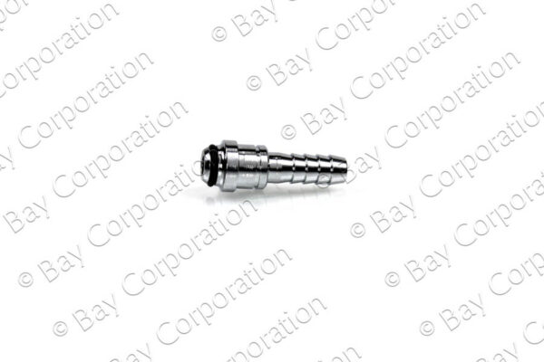 DISS Nipple x 1/4" HB w/ O-ring & retaining ring groove, O2 - Image 2