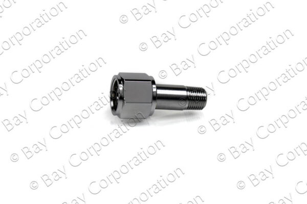 DISS Hex Nut & Nipple Assembly, 1 1/2" Nipple w/ O-ring x 1/8" NPT Male, O2 - Image 2