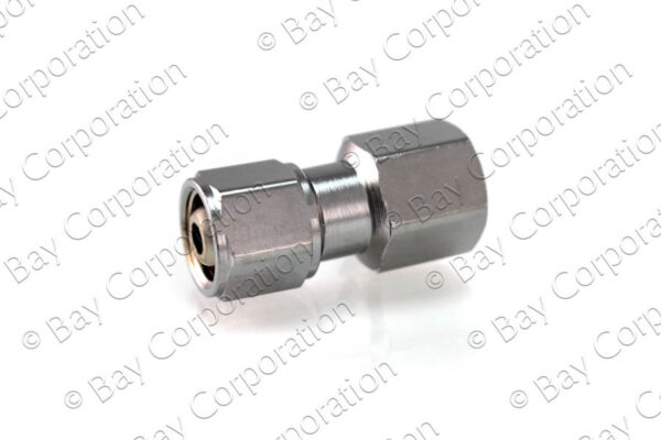 DISS Hex Nut & Nipple Assembly x 1/4" NPT Female, O2 - Image 2