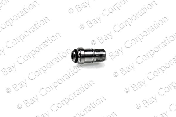 DISS 1" Nipple w/ O-ring x 1/8" NPT Male, O2 - Image 2