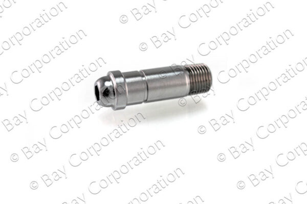 DISS 1 1/2" Nipple w/out O-ring x 1/8" NPT Male, O2 - Image 2
