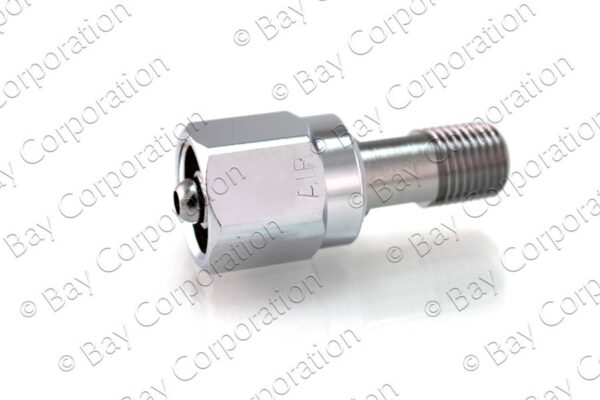 DISS Hex Nut & Nipple Assembly x 1/4" NPT Male, Med Air - Image 2