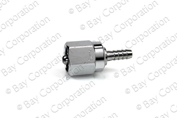 DISS Hex Nut & Nipple Assembly x 1/4" HB, Heliox - Image 2