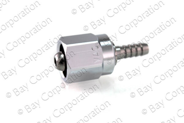 DISS Hex Nut & Nipple Assembly x 1/4" HB, VAC - Image 2