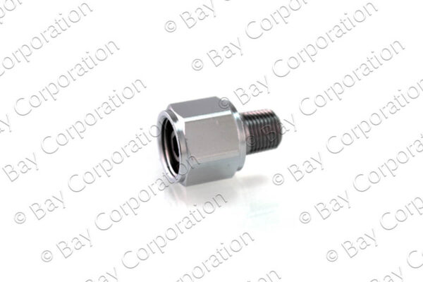 DISS Hex Nut & Nipple Assembly x 1" Nipple, 1/8" NPT Male, O2 - Image 2