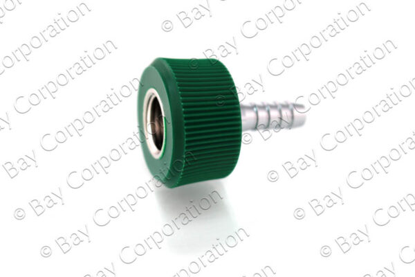 DISS HT Nut & Nipple Assembly x 1/4" HB, O2 - Image 2