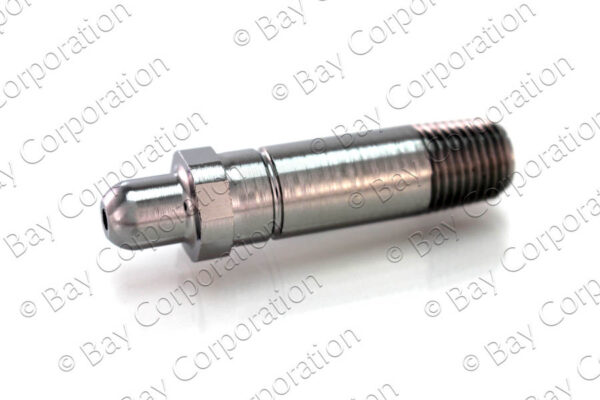CGA 280 Nipple, 2 1/2" x 1/4" NPT Male, Heliox - Image 2