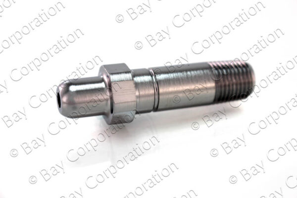 CGA 346 Nipple, 2 1/2" x 1/4" NPT Male, Med Air - Image 2
