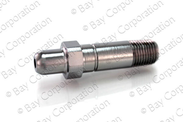 CGA 346 Nipple w/ filter, 2 1/2" x 1/4" NPT Male, Med Air - Image 2