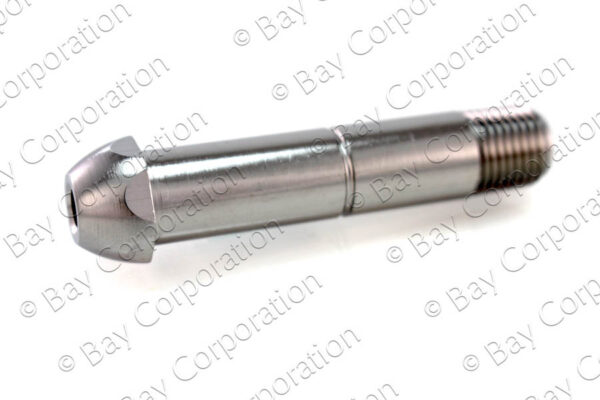 CGA 580 Nipple, 3" x 1/4" NPT Male, N2, Helium - Image 2