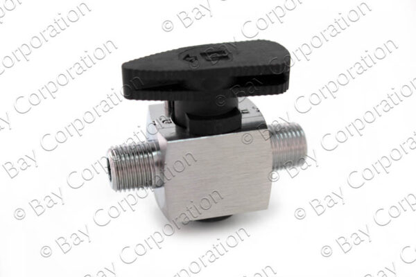 Compact Valve 1/8" NPT Male Inlet x 1/8" NPT Male Outlet - Image 2