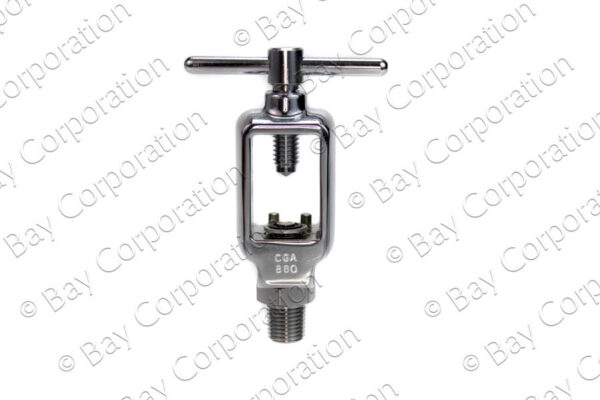 Yoke CGA 880 x 1/4" NPT Male, CO2 & O2 Mix - Image 2