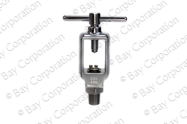 Yoke CGA 890 x 1/4" NPT Male, He-O2, N2 & O2 Mix, Xe & O2 Mix - Image 2