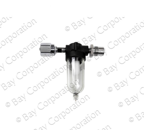 Line Filter Assembly, DISS Male Inlet x DISS Hex Female Outlet, Med Air - Image 2