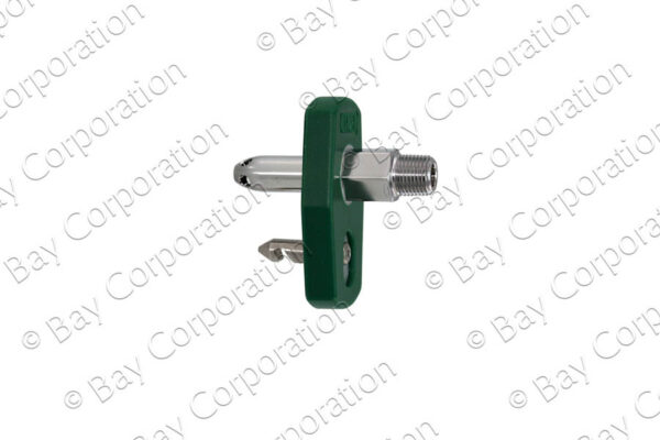 Chemetron Male QC x 1/8" NPT Male, O2 - Image 2