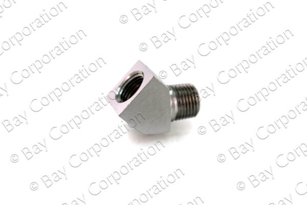 Pipe Thread 45º Elbow, 1/8" NPT Female x 1/8" NPT Male - Image 2