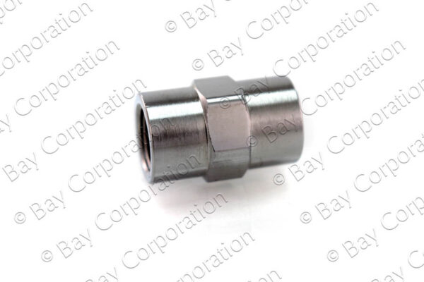 Pipe Thread Female to Female Coupler, 1/8" NPT - Image 2